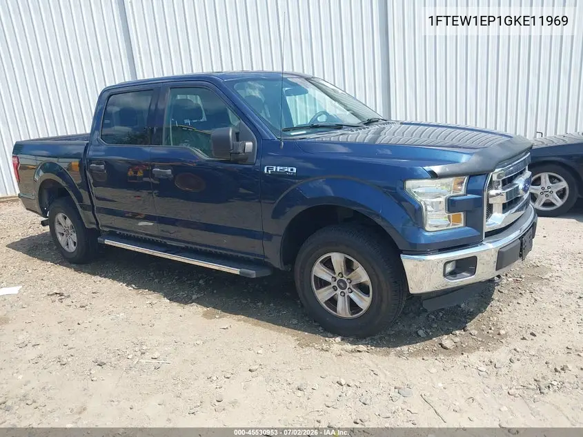 2016 Ford F-150 Lariat/Xl/Xlt VIN: 1FTEW1EP1GKE11969 Lot: 45530953
