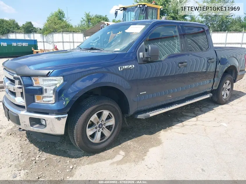 2016 Ford F-150 Lariat/Xl/Xlt VIN: 1FTEW1EP1GKE11969 Lot: 45530953