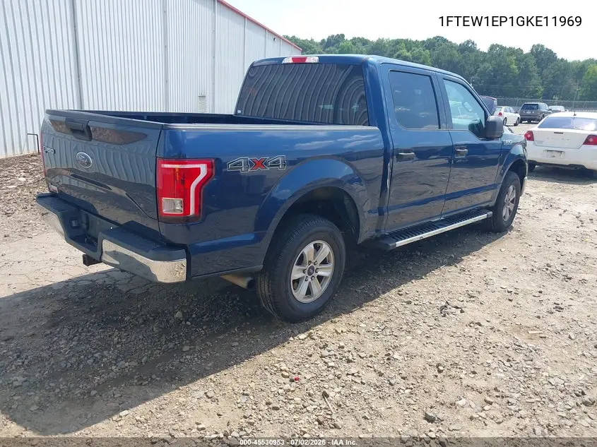 2016 Ford F-150 Lariat/Xl/Xlt VIN: 1FTEW1EP1GKE11969 Lot: 45530953