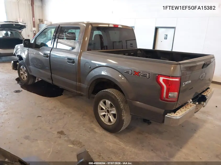 2016 Ford F-150 King Ranch/Lariat/Platinum/Xl/Xlt VIN: 1FTEW1EF5GFA15382 Lot: 45558284