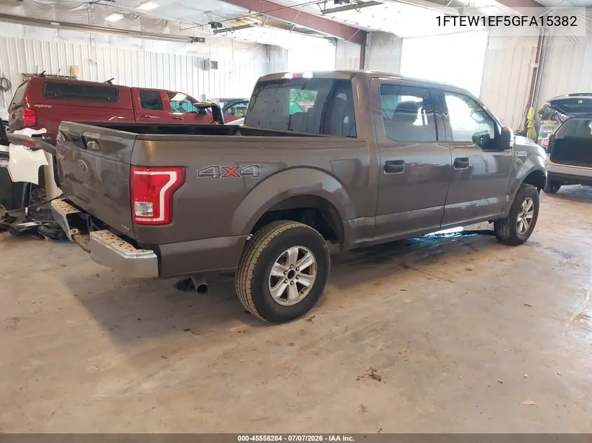 2016 Ford F-150 King Ranch/Lariat/Platinum/Xl/Xlt VIN: 1FTEW1EF5GFA15382 Lot: 45558284