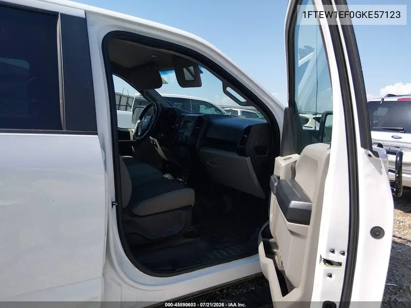 2016 Ford F-150 Xl VIN: 1FTEW1EF0GKE57123 Lot: 45590603