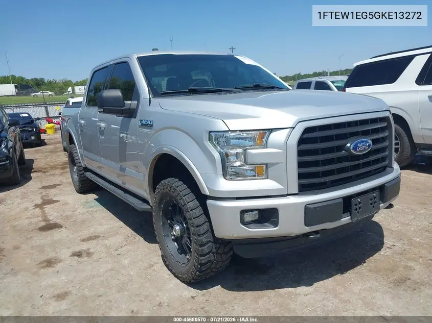 2016 Ford F-150 Xlt VIN: 1FTEW1EG5GKE13272 Lot: 45680570