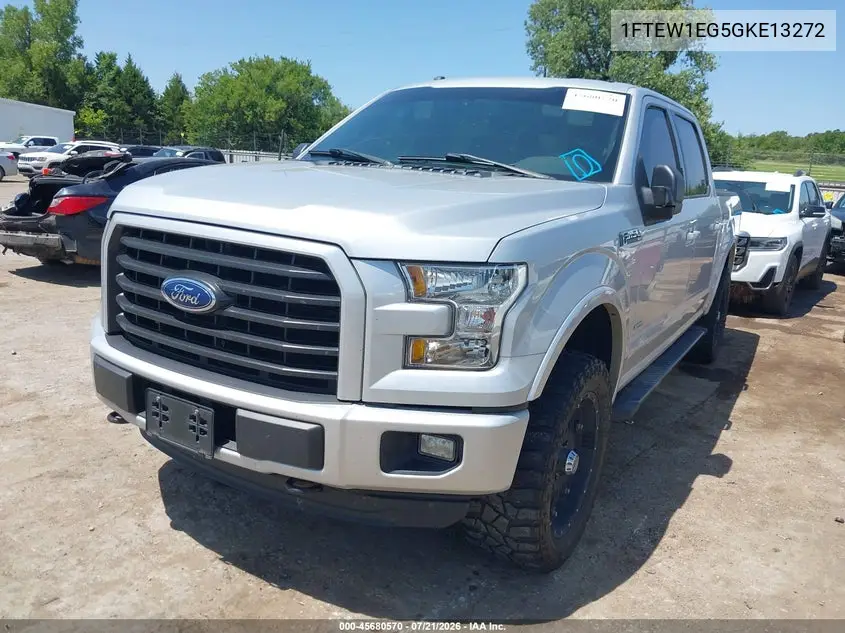 2016 Ford F-150 Xlt VIN: 1FTEW1EG5GKE13272 Lot: 45680570