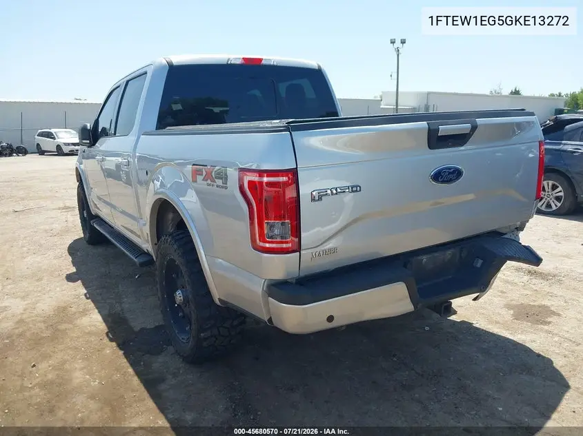 2016 Ford F-150 Xlt VIN: 1FTEW1EG5GKE13272 Lot: 45680570