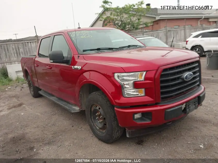 2017 Ford F-150 King Ranch/Lariat/Platinum/Xlt VIN: 1FTFW1EF1HFC66017 Lot: 12657554