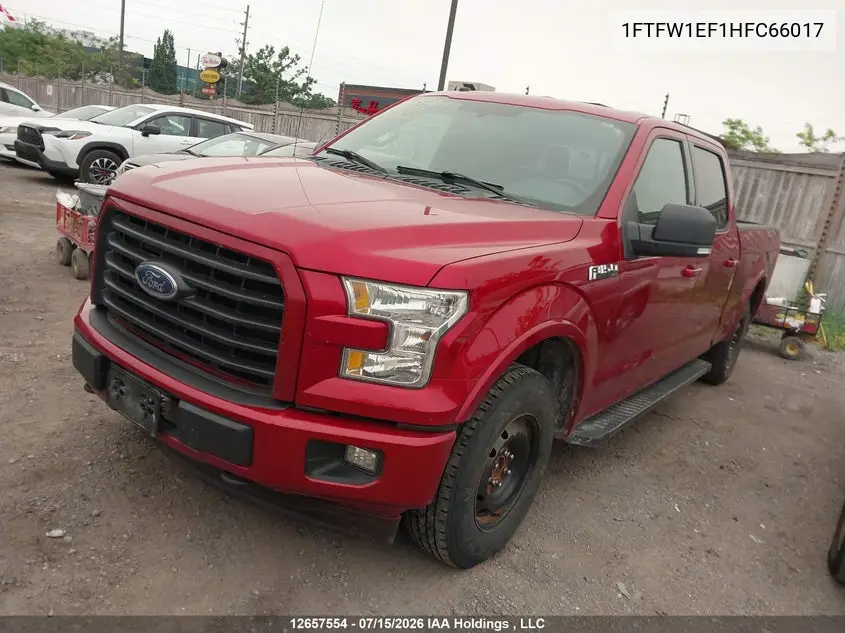 2017 Ford F-150 King Ranch/Lariat/Platinum/Xlt VIN: 1FTFW1EF1HFC66017 Lot: 12657554