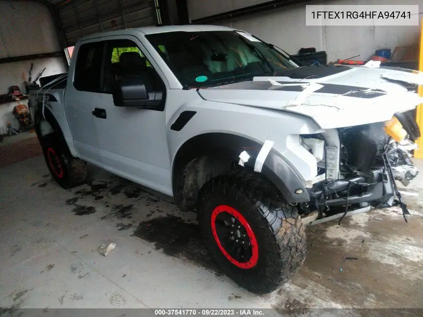 1FTEX1RG4HFA94741 2017 Ford F-150 Raptor