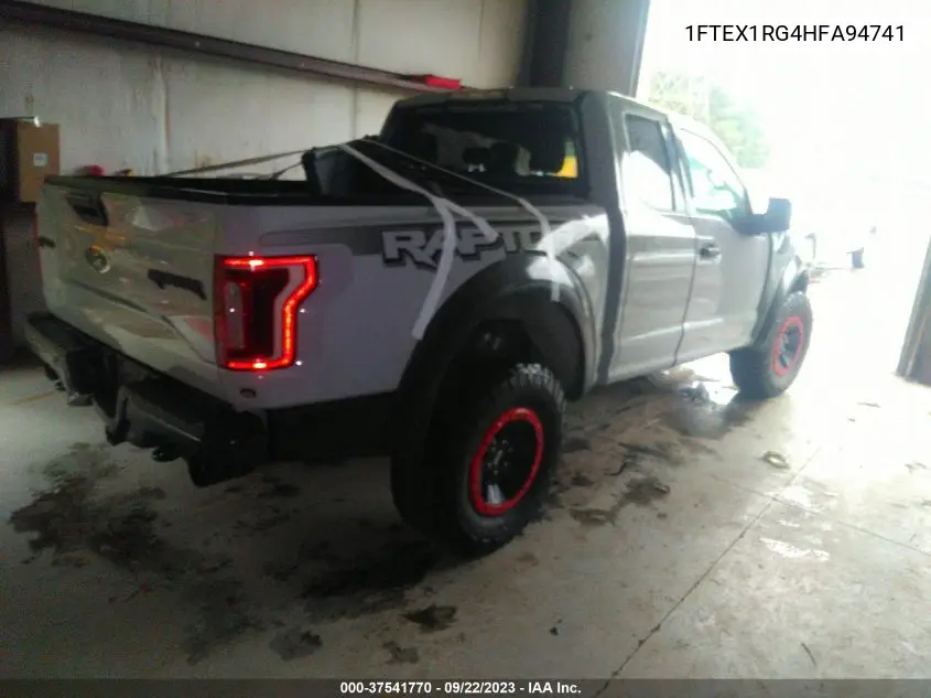 1FTEX1RG4HFA94741 2017 Ford F-150 Raptor