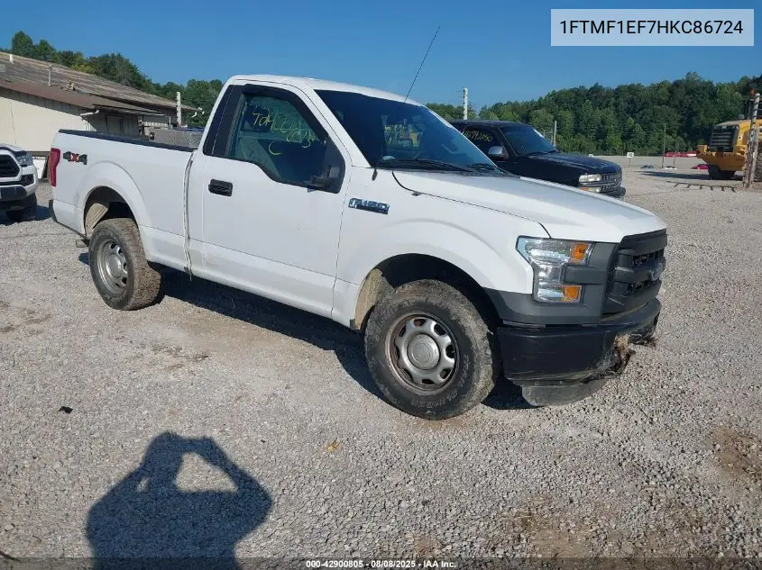 1FTMF1EF7HKC86724 2017 Ford F-150 Xl