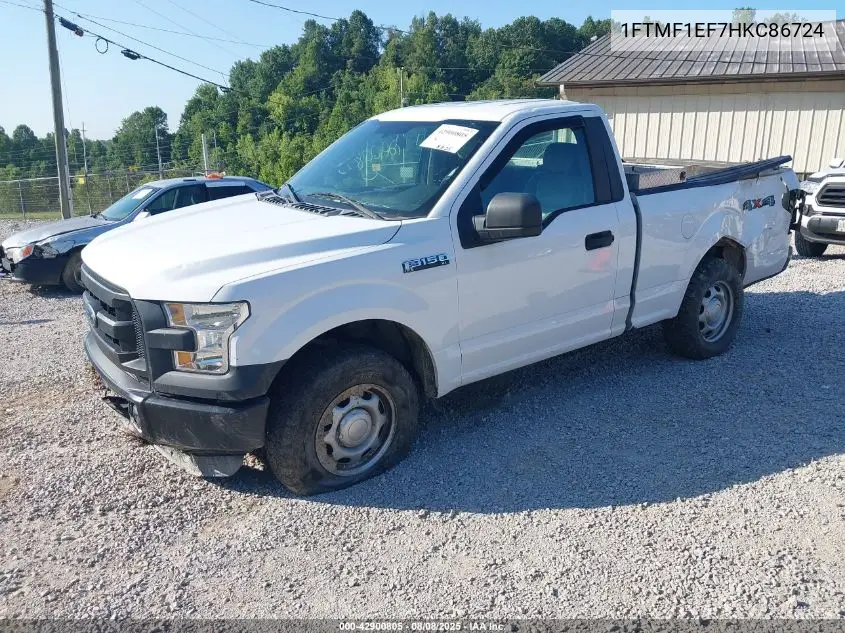 1FTMF1EF7HKC86724 2017 Ford F-150 Xl