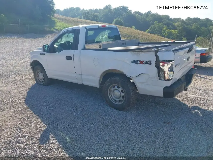 1FTMF1EF7HKC86724 2017 Ford F-150 Xl