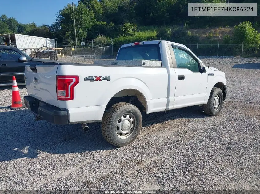 1FTMF1EF7HKC86724 2017 Ford F-150 Xl