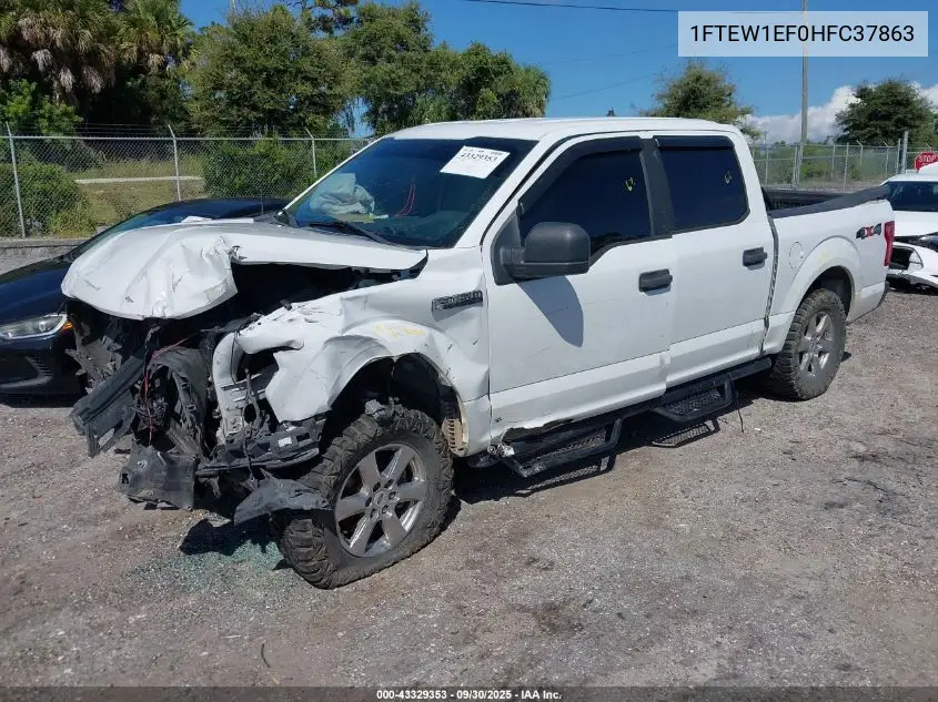 1FTEW1EF0HFC37863 2017 Ford F-150 Xl