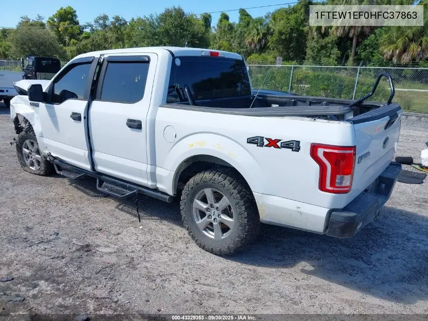1FTEW1EF0HFC37863 2017 Ford F-150 Xl