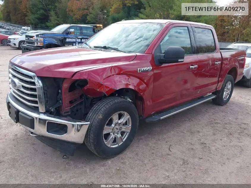 1FTEW1EF6HFA09270 2017 Ford F-150 Xlt
