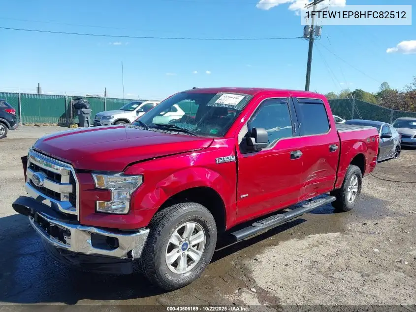 1FTEW1EP8HFC82512 2017 Ford F-150 Xlt