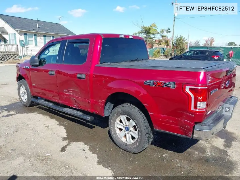 1FTEW1EP8HFC82512 2017 Ford F-150 Xlt