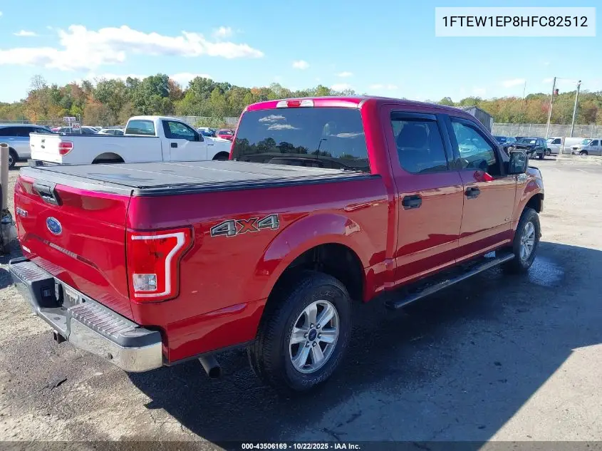 1FTEW1EP8HFC82512 2017 Ford F-150 Xlt