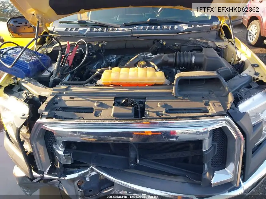 1FTFX1EFXHKD62362 2017 Ford F-150 Xlt