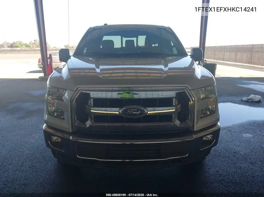 2017 Ford F-150 Xlt VIN: 1FTEX1EFXHKC14241 Lot: 45608199