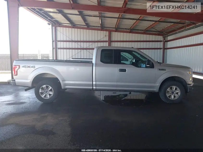 2017 Ford F-150 Xlt VIN: 1FTEX1EFXHKC14241 Lot: 45608199