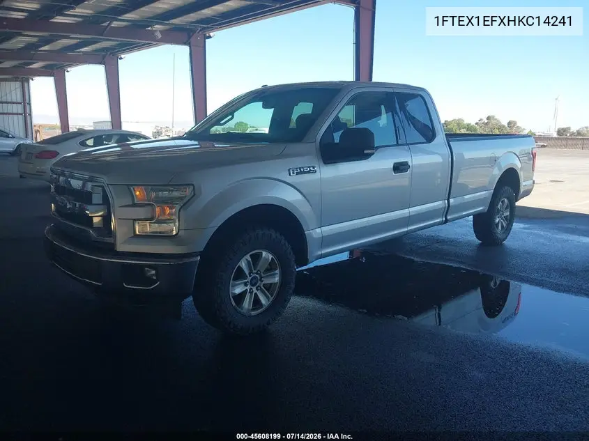 2017 Ford F-150 Xlt VIN: 1FTEX1EFXHKC14241 Lot: 45608199