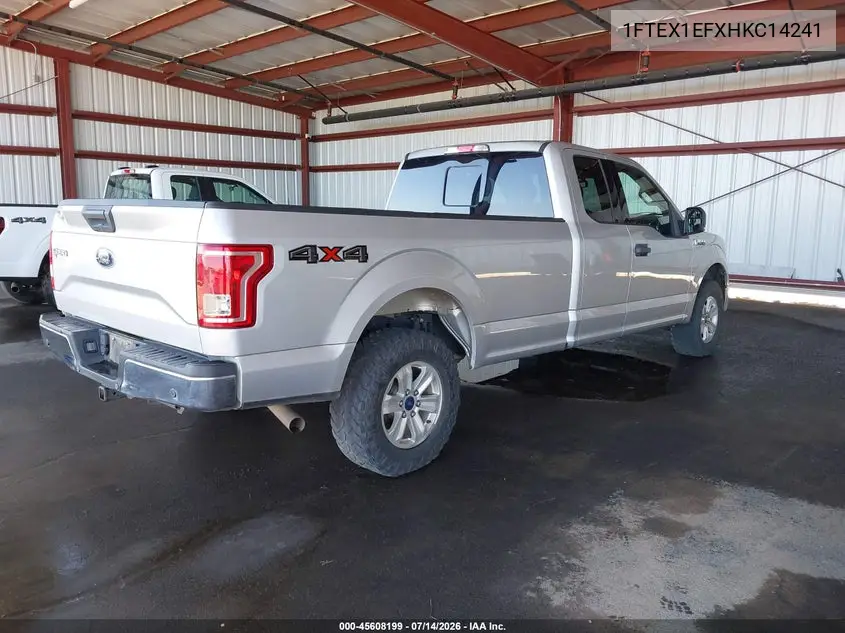 2017 Ford F-150 Xlt VIN: 1FTEX1EFXHKC14241 Lot: 45608199