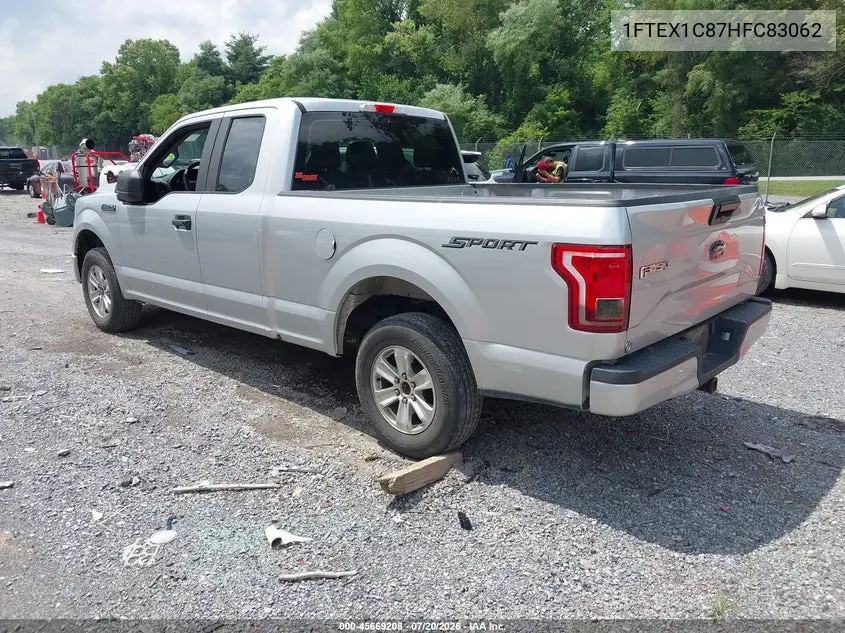 2017 Ford F-150 Xl VIN: 1FTEX1C87HFC83062 Lot: 45669208