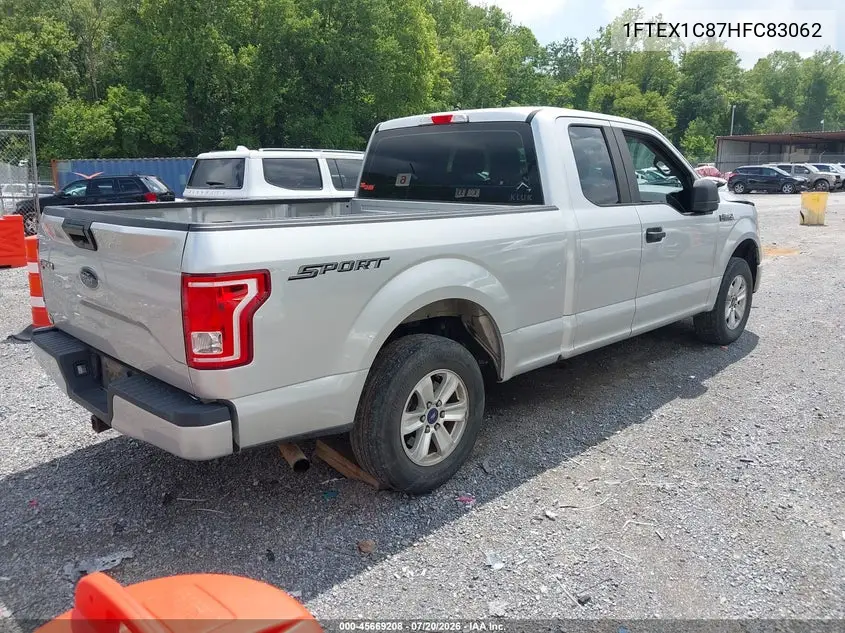 2017 Ford F-150 Xl VIN: 1FTEX1C87HFC83062 Lot: 45669208