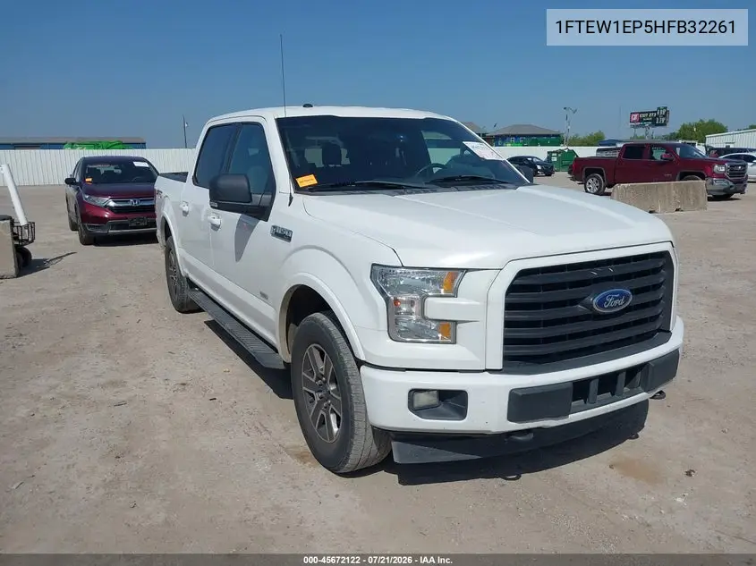 2017 Ford F-150 Xlt VIN: 1FTEW1EP5HFB32261 Lot: 45672122