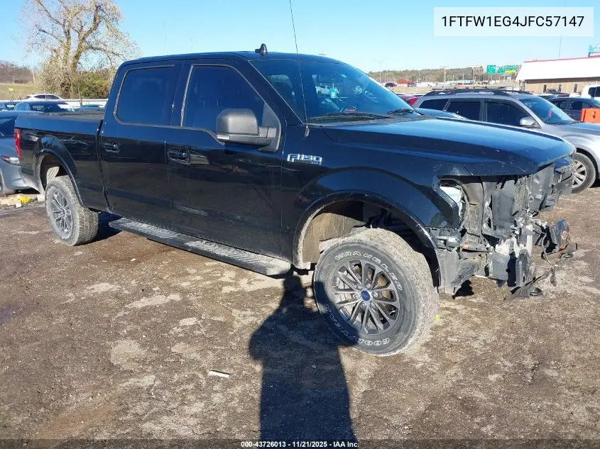 1FTFW1EG4JFC57147 2018 Ford F-150 Xlt
