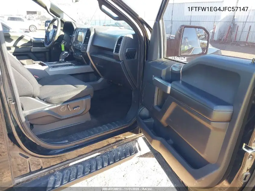 1FTFW1EG4JFC57147 2018 Ford F-150 Xlt