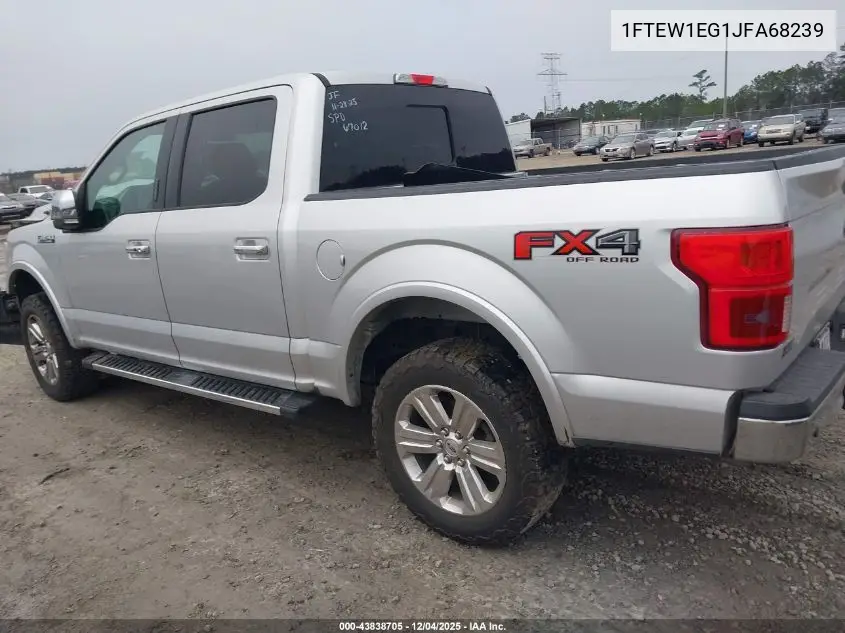 1FTEW1EG1JFA68239 2018 Ford F-150 Lariat