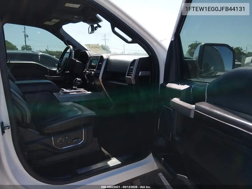 1FTEW1EG0JFB44131 2018 Ford F-150 Platinum