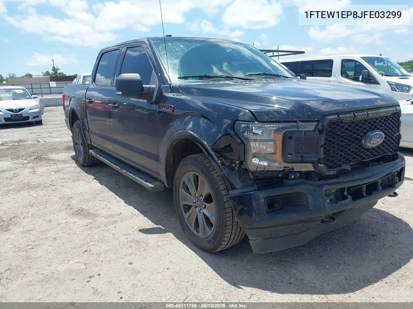 2018 Ford F-150 Xlt VIN: 1FTEW1EP8JFE03299 Lot: 45311756