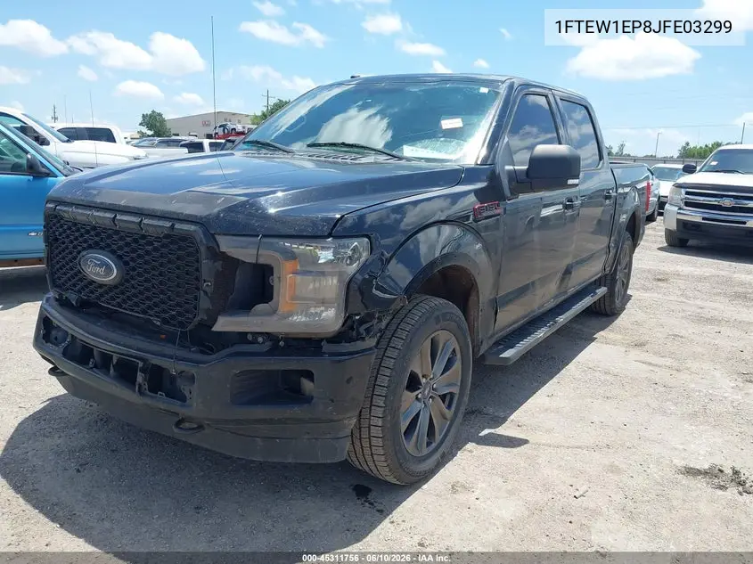 2018 Ford F-150 Xlt VIN: 1FTEW1EP8JFE03299 Lot: 45311756