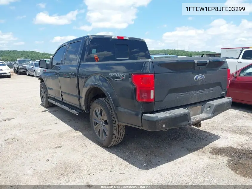 2018 Ford F-150 Xlt VIN: 1FTEW1EP8JFE03299 Lot: 45311756
