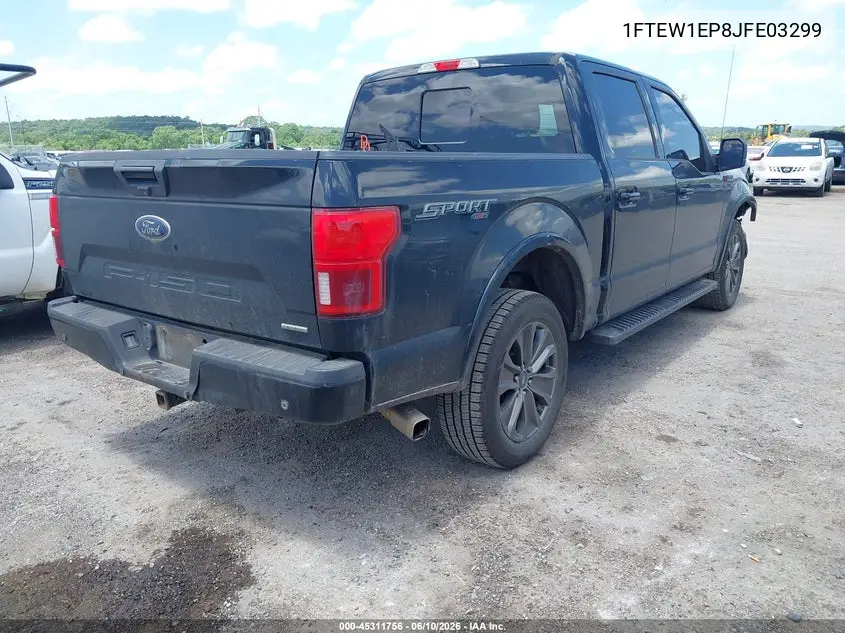 2018 Ford F-150 Xlt VIN: 1FTEW1EP8JFE03299 Lot: 45311756