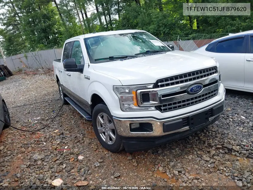 1FTEW1C51JFB79620 2018 Ford F-150 Xlt