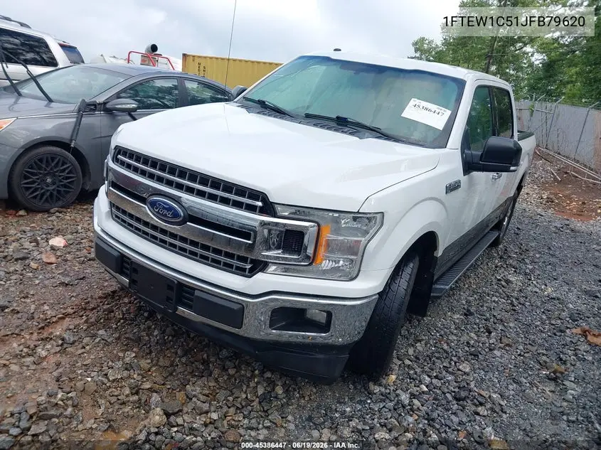 1FTEW1C51JFB79620 2018 Ford F-150 Xlt