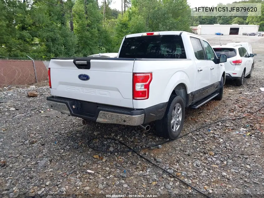 1FTEW1C51JFB79620 2018 Ford F-150 Xlt