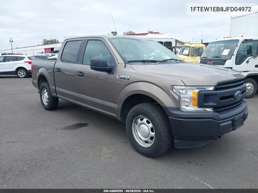 2018 Ford F-150 Xl VIN: 1FTEW1EB8JFD04972 Lot: 45407287
