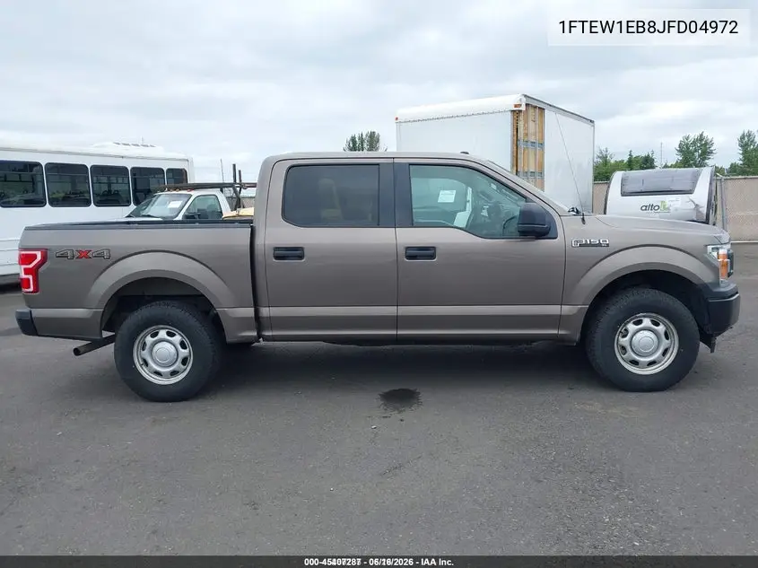 2018 Ford F-150 Xl VIN: 1FTEW1EB8JFD04972 Lot: 45407287
