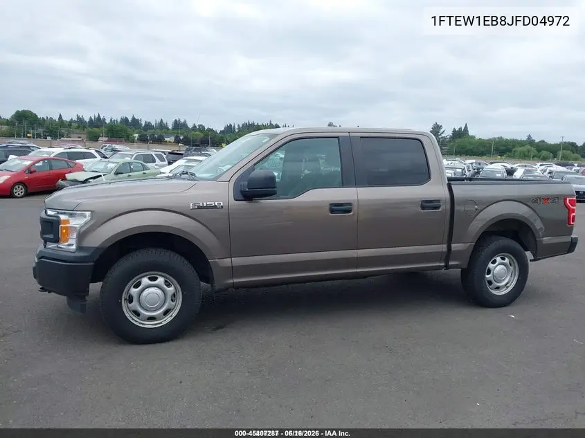 2018 Ford F-150 Xl VIN: 1FTEW1EB8JFD04972 Lot: 45407287