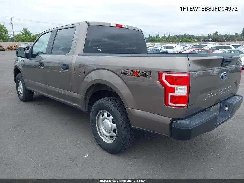 2018 Ford F-150 Xl VIN: 1FTEW1EB8JFD04972 Lot: 45407287