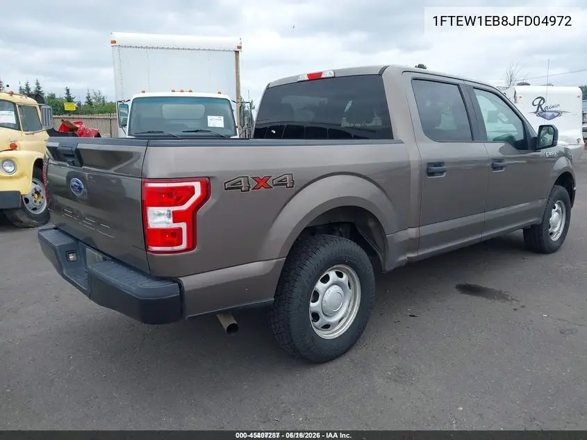 2018 Ford F-150 Xl VIN: 1FTEW1EB8JFD04972 Lot: 45407287