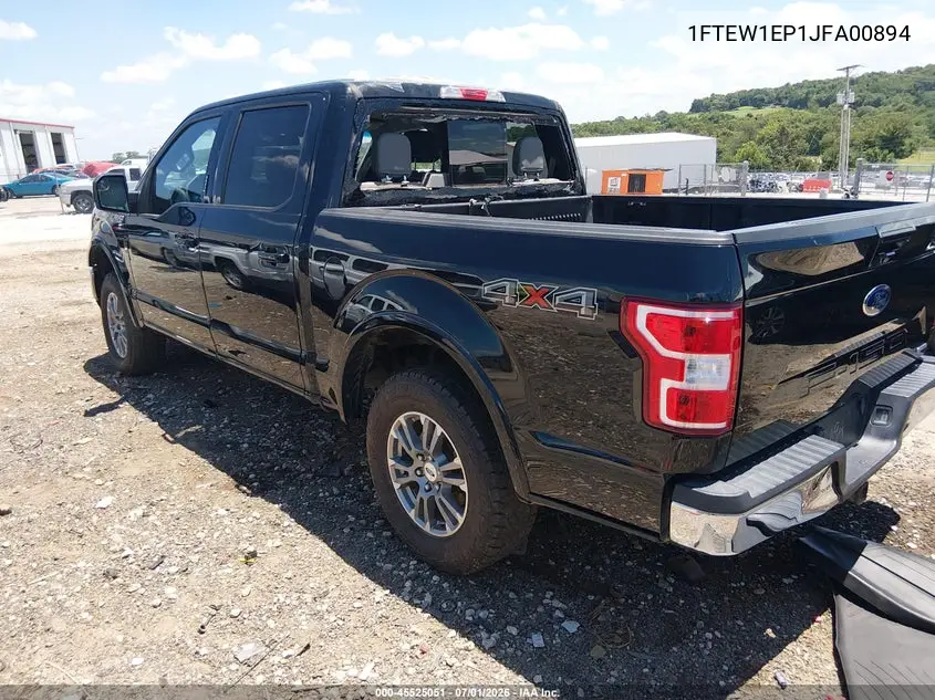 2018 Ford F-150 Lariat VIN: 1FTEW1EP1JFA00894 Lot: 45525051
