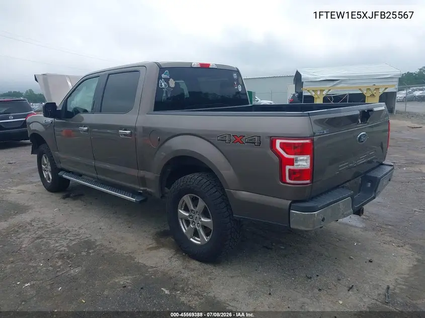 2018 Ford F-150 Xlt VIN: 1FTEW1E5XJFB25567 Lot: 45569388