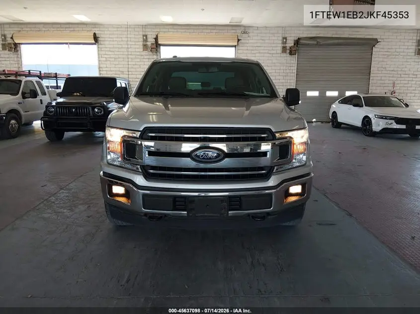 2018 Ford F-150 Xlt VIN: 1FTEW1EB2JKF45353 Lot: 45637098
